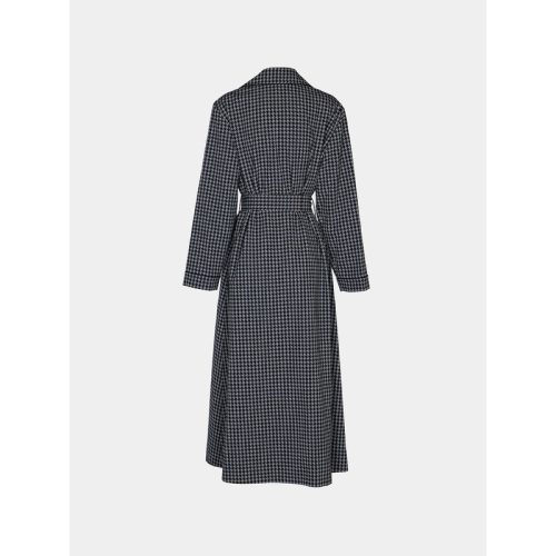 Georgette Houndstooth Robe | Size: M