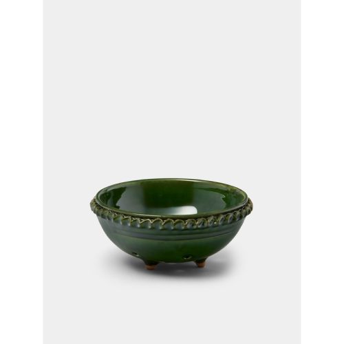 Hand-Glazed Slipware Berry Bowl