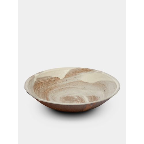 Hand-Glazed Stoneware Serving Bowl