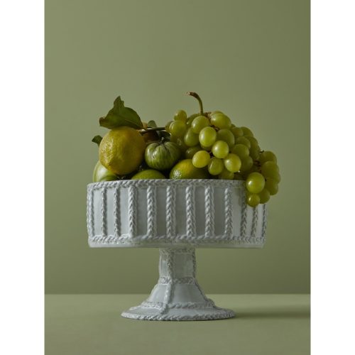 Josphine Hand-Glazed Ceramic Raised Bowl