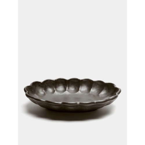 Rinka Ceramic Shallow Serving Bowl