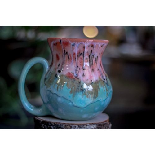 03-D Spring Melon Flared Mug, 18 oz.