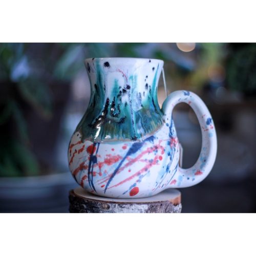 04-C Corona Flow Variation Barely Flared Notched Mug, 21 oz.