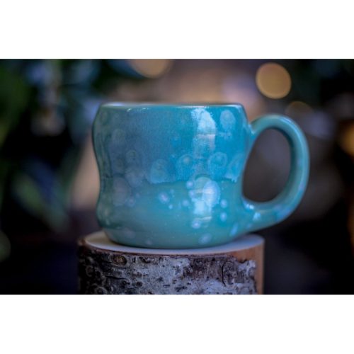 05-F Atlantean Jade Variation Gourd Mug, 13 oz.