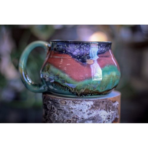 20-C Rocky Mountain Midnight Barely Flared Acorn Mug, 15 oz.