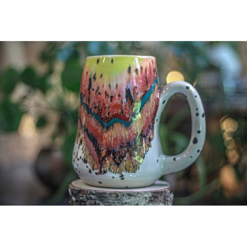01-B Desert Rainbow Gourd Mug, 24 oz.