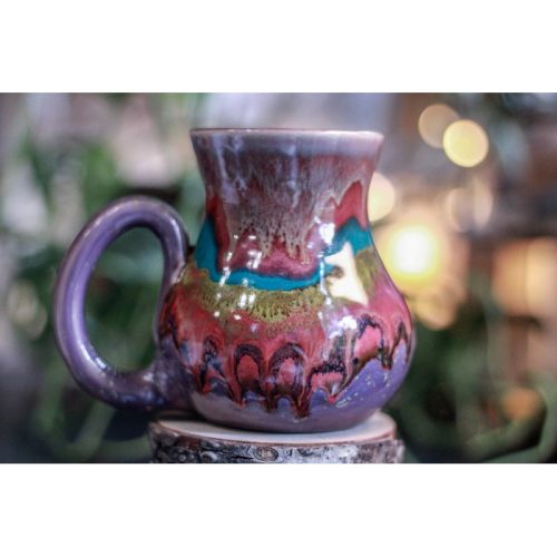 04-C Rainbow Grotto Flared Mug, 25 oz.
