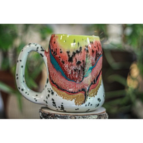 05-B Desert Rainbow Gourd Mug, 22 oz.