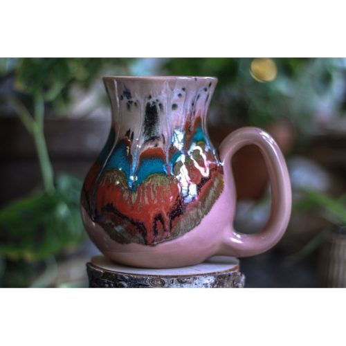 05-B Rainbow Grotto Flared Mug, 23 oz.