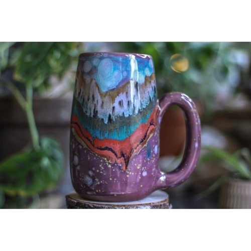 07-B Lavender Fields Variation Mug, 24 oz.
