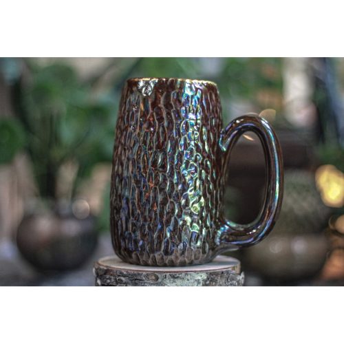 07-D PROTOTYPE Notched Textured Mug, 20 oz.