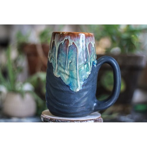 11-D New Wave Textured Mug, 24 oz.