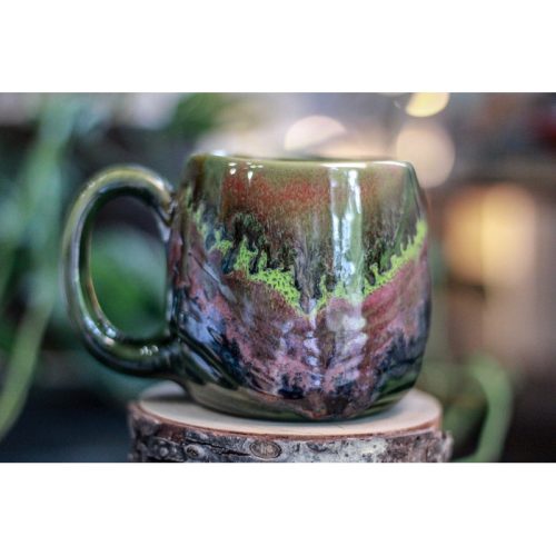16-D Coleus Textured Mug, 14 oz.