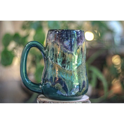 17-A Rocky Mountain Midnight Gourd Mug, 25 oz.