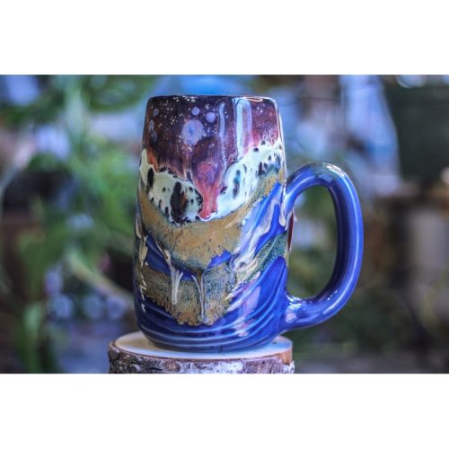 21-B Rocky Mountain Midnight Textured Mug, 24 oz.