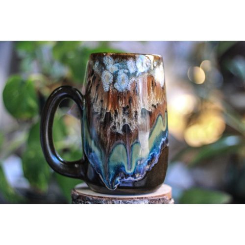22-B Desert Oasis Notched Mug, 24 oz.