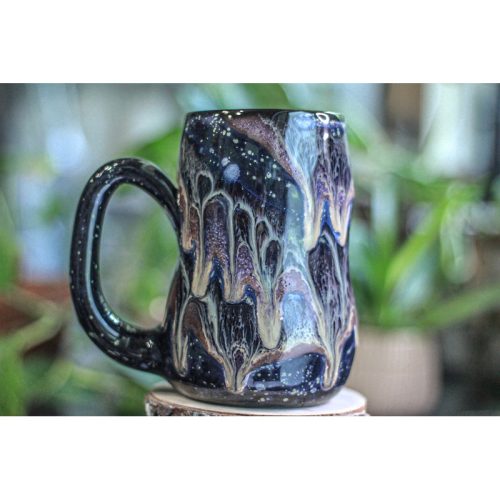 22-C Cosmic Amethyst Grotto Gourd Mug, 25 oz.