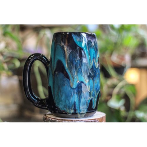 23-D Turquoise Grotto Mug, 24 oz.