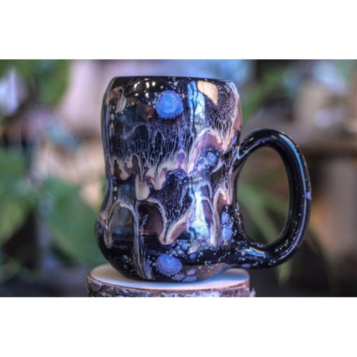 29-C Cosmic Amethyst Grotto Gourd Mug, 24 oz.