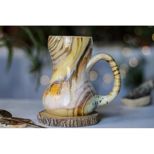 03-C Soft Earth Series Gourd Mug, 18 oz.