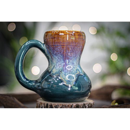 04-D Classic Electric Wave Gourd Mug, 17 oz.