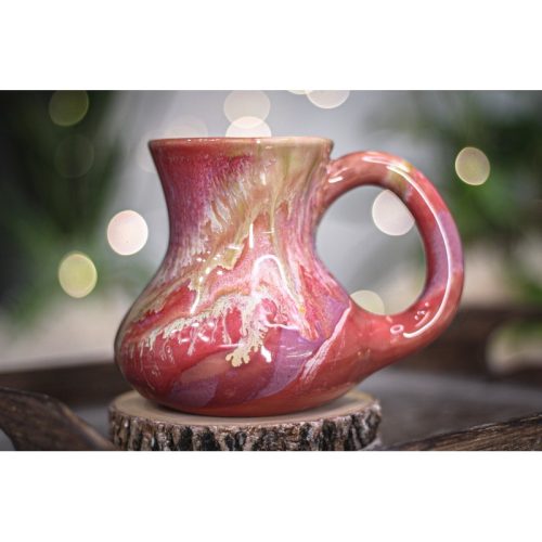 06-E Pink EXPERIMENT Barely Flared Mug, 14 oz.