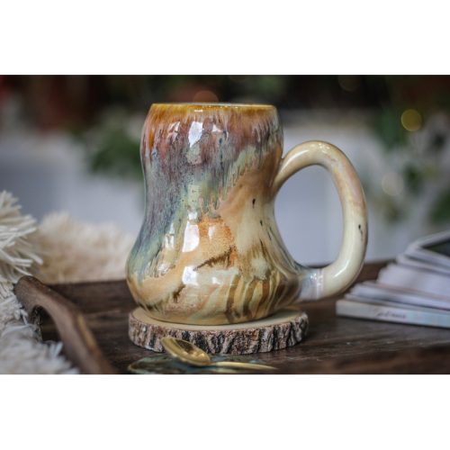 07-C Soft Earth Series Gourd Mug, 23 oz.