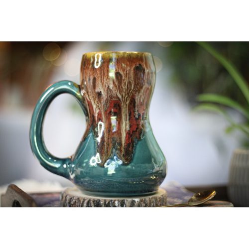 07-D Molten Caramel Acorn Gourd Mug, 19 oz.
