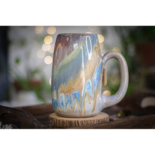 07-D Soft Earth Series Grotto Notched Mug, 24 oz.