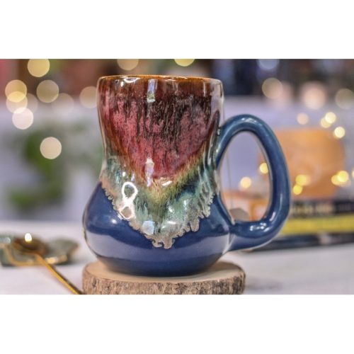 08-C Campfire Notched Gourd Mug, 17 oz.