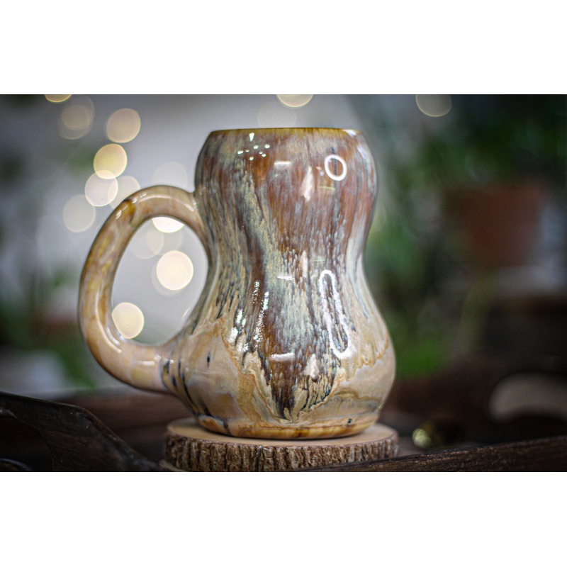 11-D Soft Earth Series PROTOTYPE Acorn Gourd Mug, 21 oz.