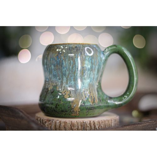 12-D Mossy Falls Petite Acorn Gourd Mug, 12 oz.