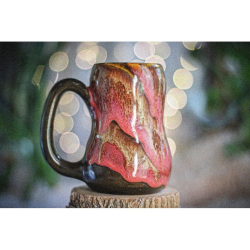 14-D Magenta Bliss Gourd Mug, 16 oz.