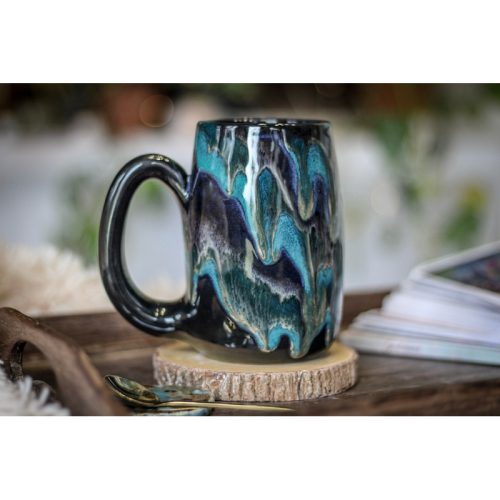 14-E Turquoise Grotto Mug, 18 oz.