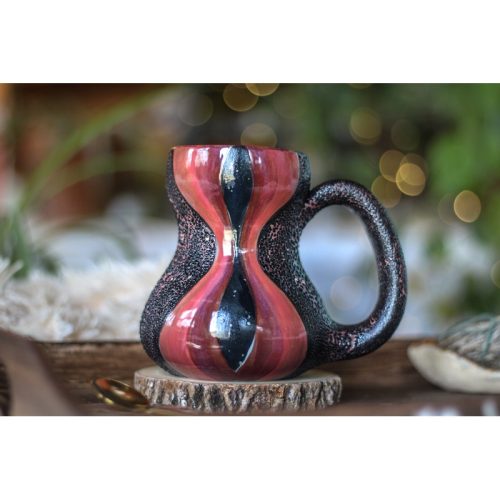 15-B Cosmic Yoni Gourd Mug, 18 oz.