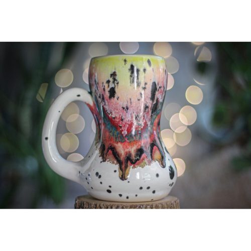 17-B Desert Rainbow Acorn Gourd Mug, 21 oz.