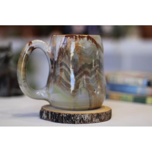17-D Soft Earth Series PROTOTYPE Acorn Gourd Mug, 19 oz.