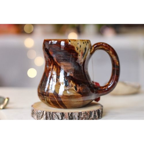 17-F EXPERIMENT Petite Notched Gourd Mug, 10 oz.