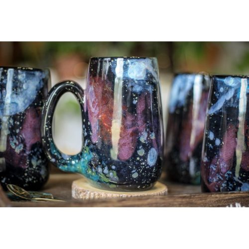 18-B Rainbow Stellar Mug, 23 oz. (This listing is for one mug)