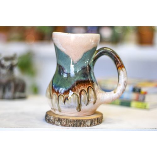 19-B Hidden Valley Variation Acorn Gourd Mug, 22 oz.