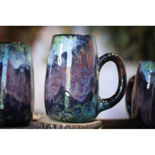 20-A Rainbow Stellar Mug, 23 oz. (This listing is for one mug)