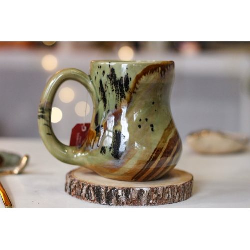 21-F EXPERIMENT Petite Notched Gourd Mug, 10 oz.