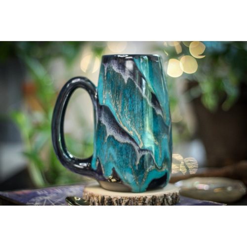 22-D Turquoise Grotto Mug, 22 oz.