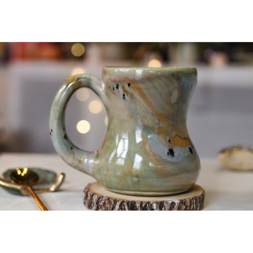 23-F EXPERIMENT Petite Acorn Gourd Mug, 15 oz.