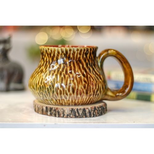 24-D Squat Textured Mug, 19 oz.