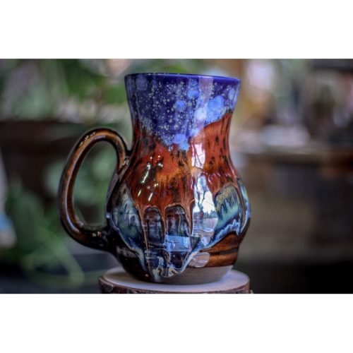 07-A Starry Starry Night Variation Acorn Mug – TOP SHELF, 24 oz.