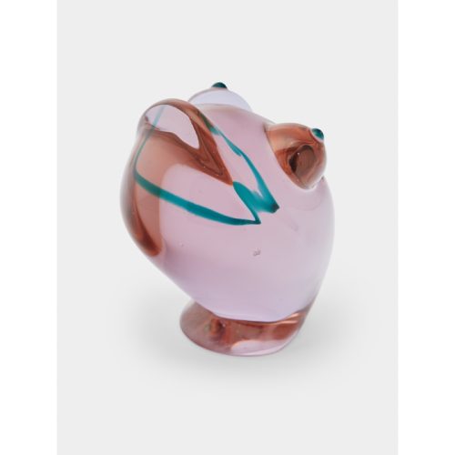 1960s Antonio da Ros Glass Frog Sculpture
