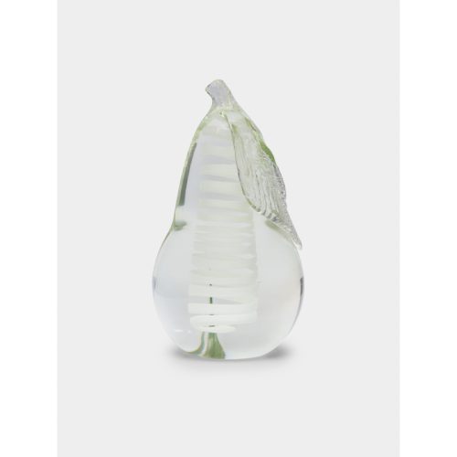 1960s Venini Pear Murano Glass Paperweight