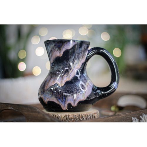 20-C Cosmic Amethyst Grotto Acorn Flared Mug, 18 oz.