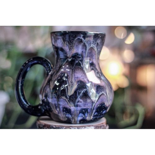 24-C Cosmic Amethyst Grotto Acorn Mug – TOP SHELF, 25 oz.